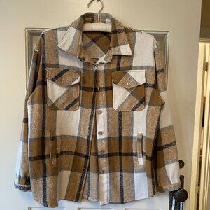 Flannel Jacket Womens Large